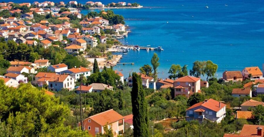 From Zadar: Full-Day Ugljan Self-Guided Bike Tour - St. Michael’s Fortress view: the payoff moment you want near the middle
