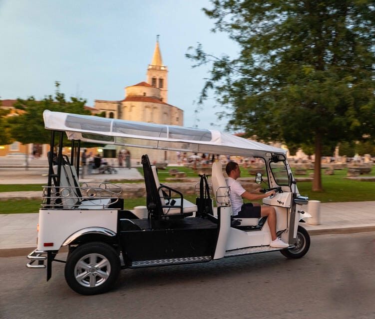 Zadar: Panorama Eco Tuk Tuk Tour - Stop 2: The Sphinx of Zadar—A Weird Little Genius