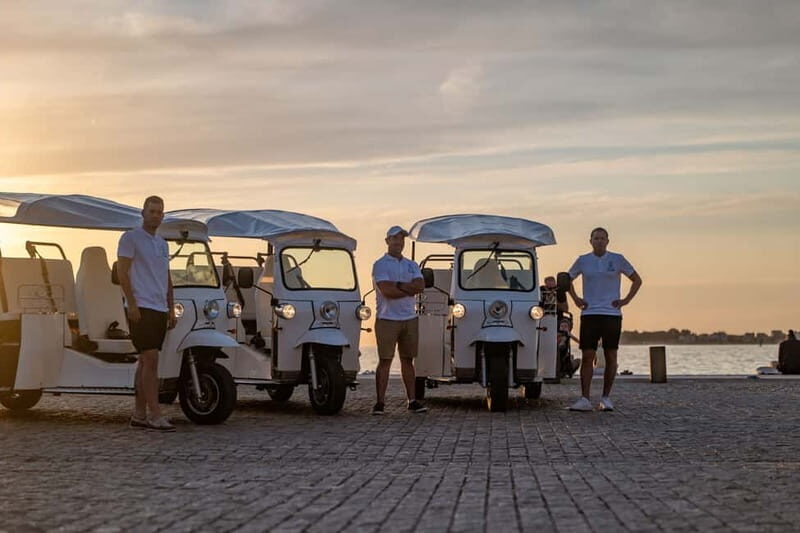 Zadar: Sunset Eco Tuk Tuk Tour - Roman Forum: a quick look at Roman pavement and columns